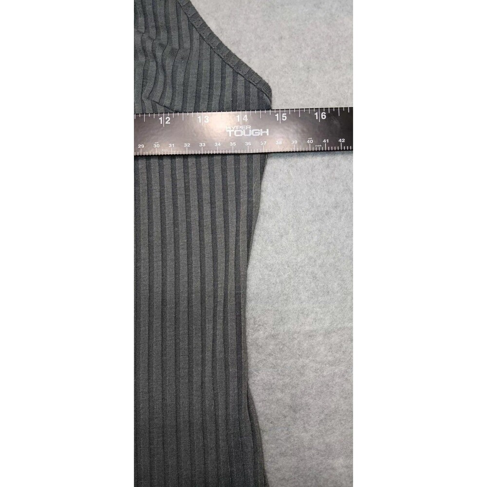 Say What? Bodycon Sleeveless Ribbed Cami Mini Dress Large Gray Coquette Feminine - Picture 6 of 10